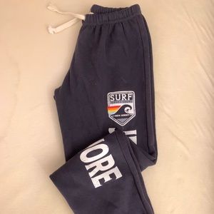 jersey shore navy sweatpants